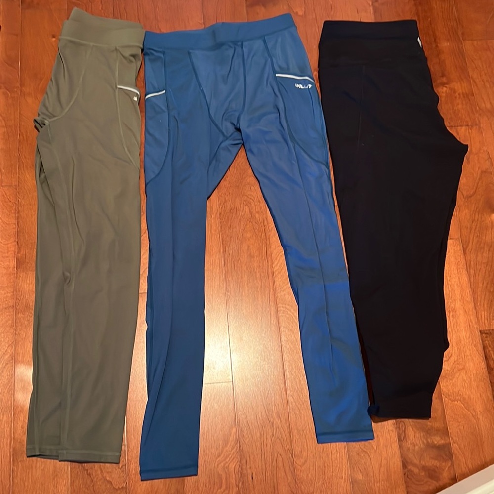 3 pair leggins yoga pants